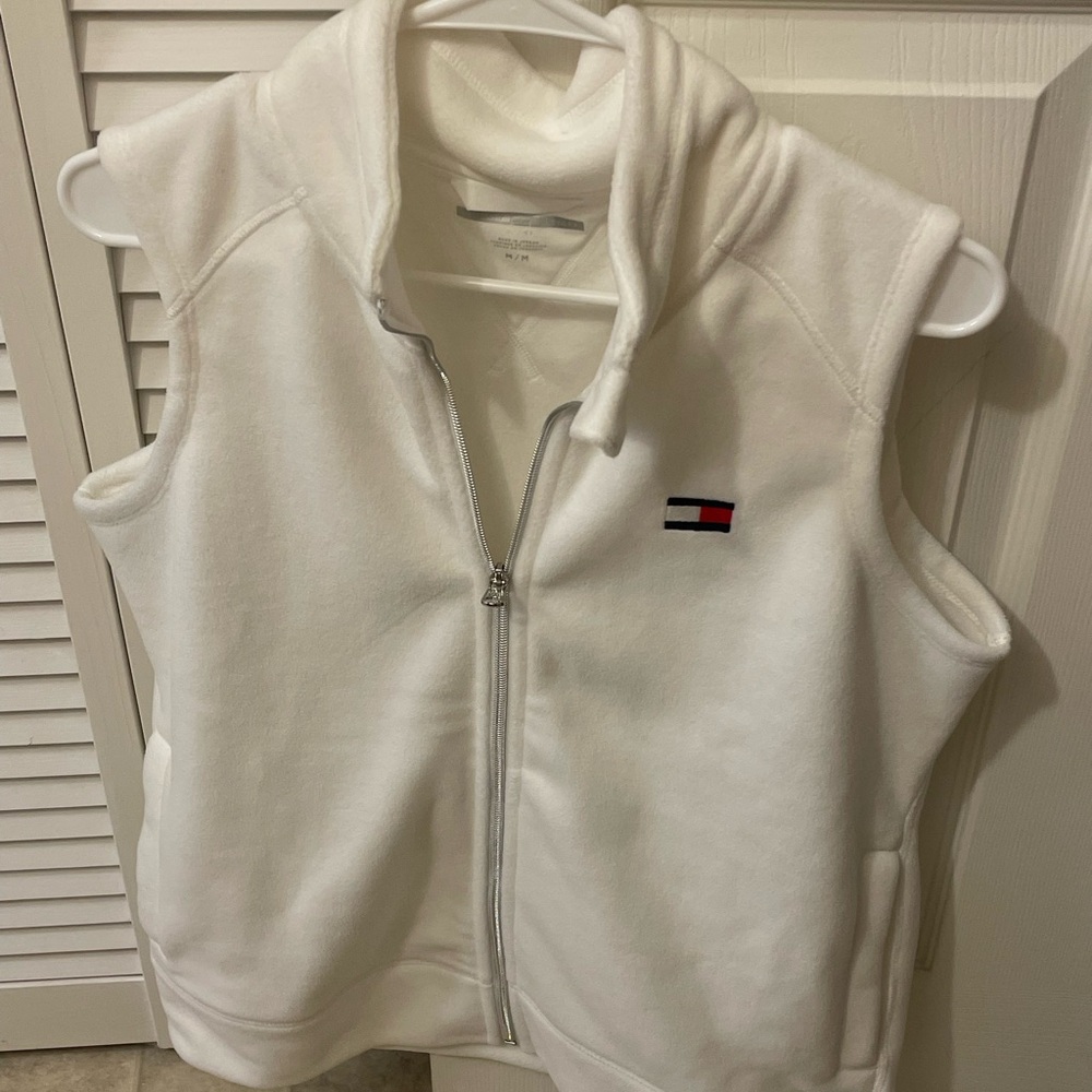 Tommy Hilfiger Sport fleece vest with embroidered logo